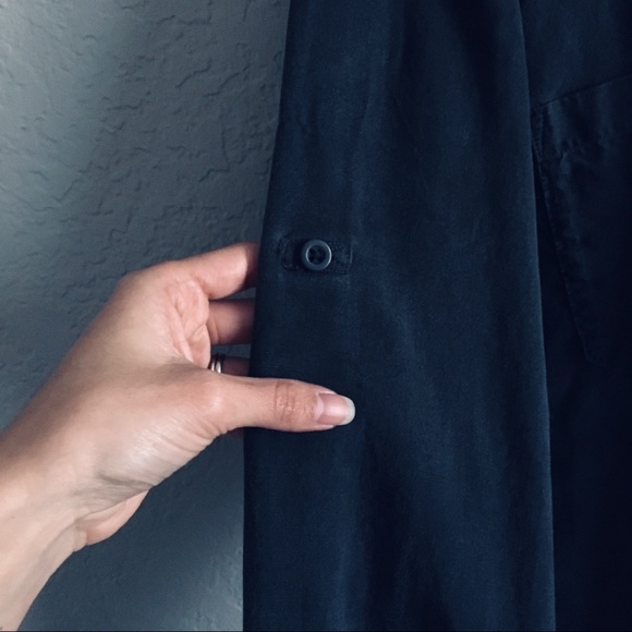 Cloth & Stone Long sleeve button up  charcoal gray - Picture 5 of 13